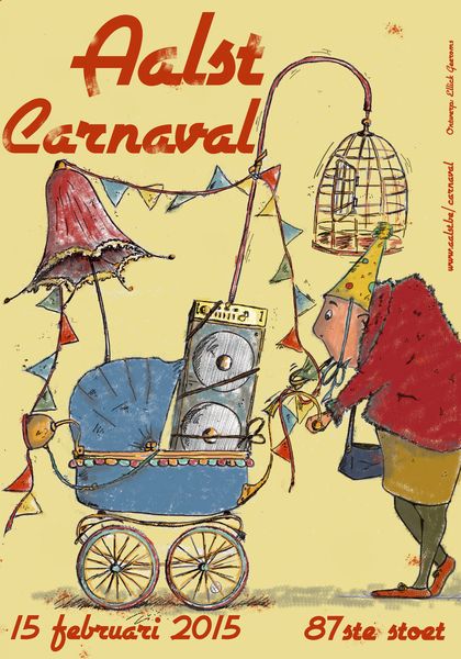 Cartaz Carnaval 2015 Aalst